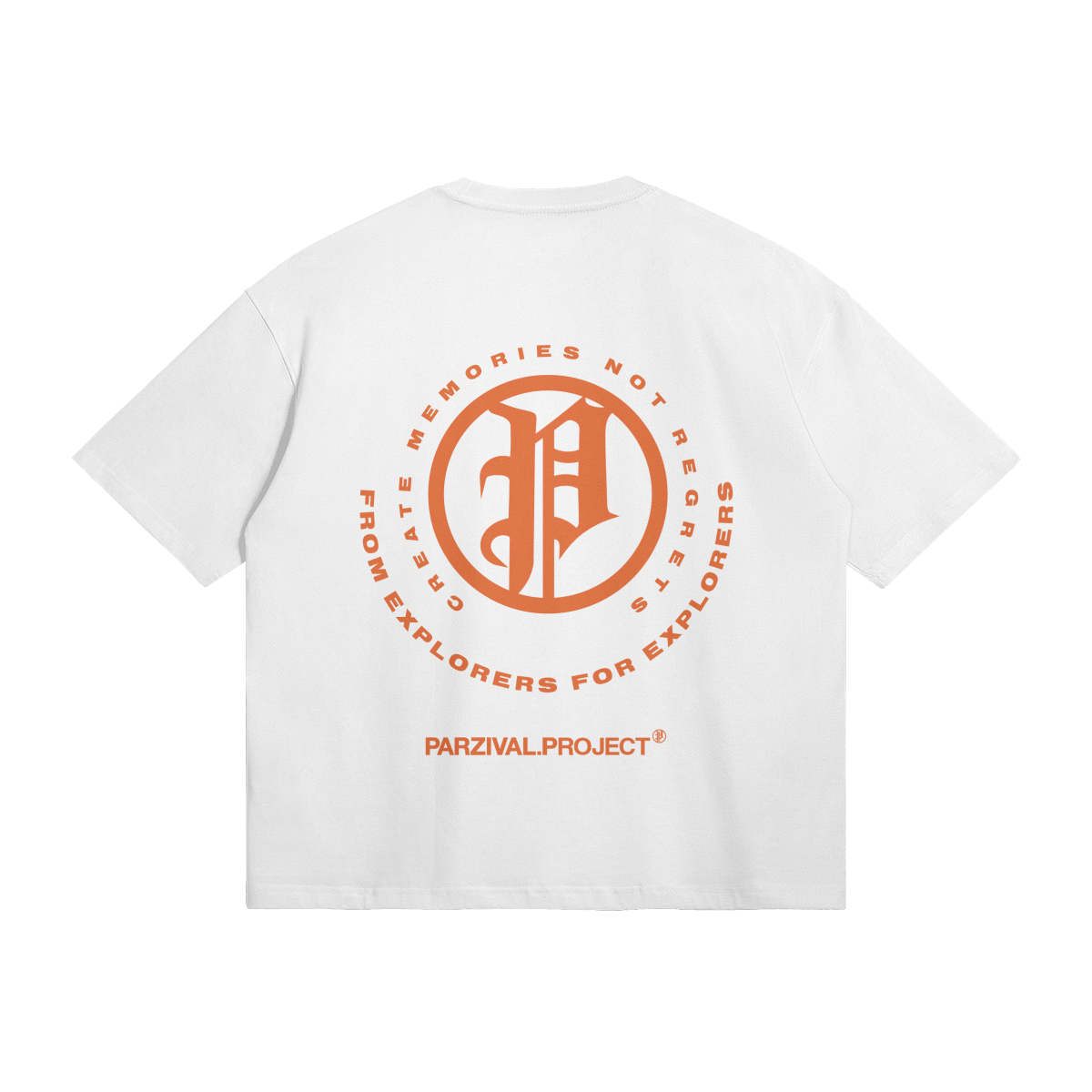 explorer shirt - orange logo