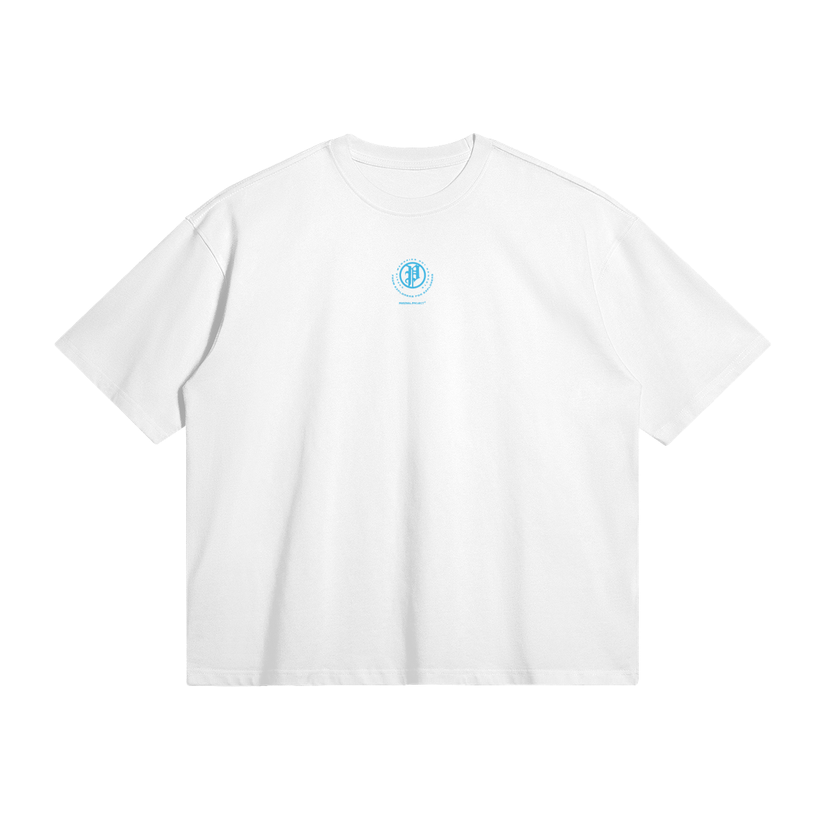 explorer shirt - light blue logo