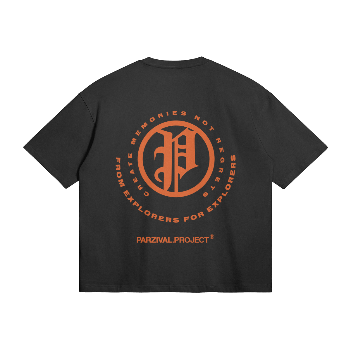 explorer shirt - orange logo