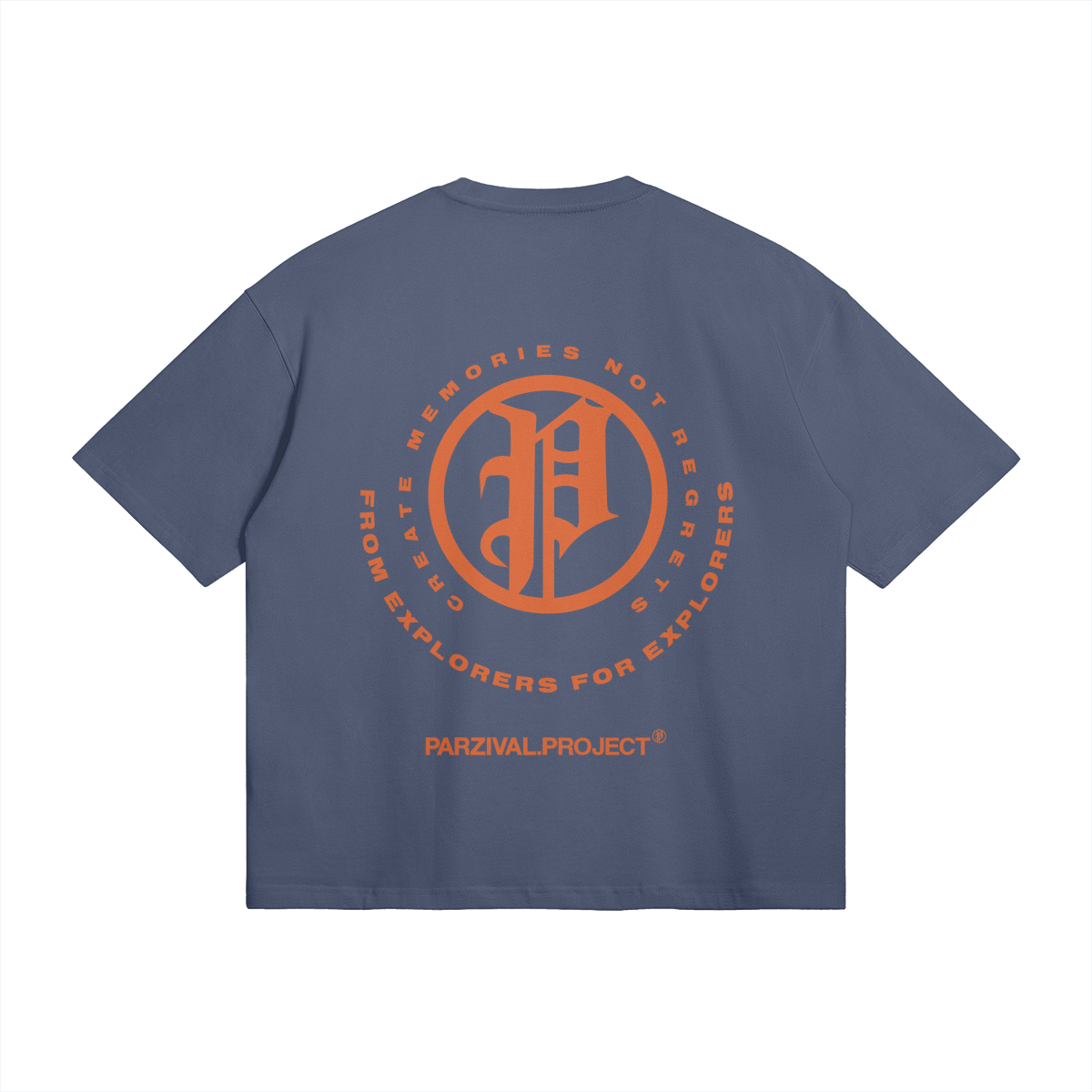 explorer shirt - orange logo