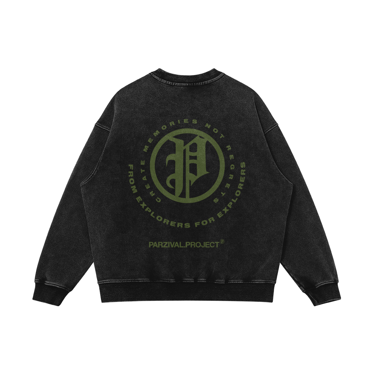 explorer sweatshirt - military logo