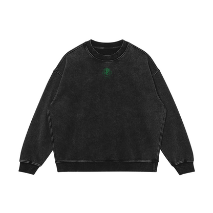 explorer sweatshirt - green logo