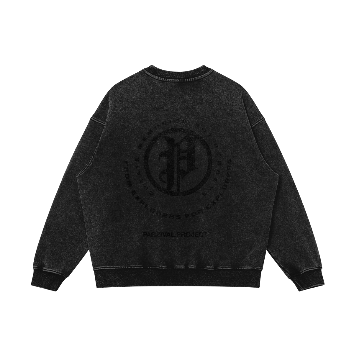 explorer sweatshirt - black logo